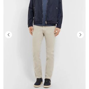 Alfred Dunhill men’s bone color jeans